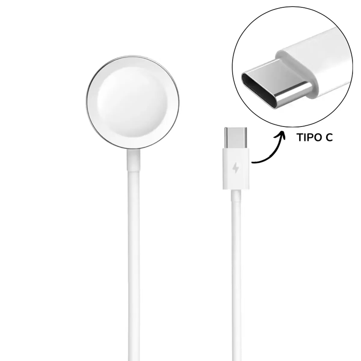 Cable de Carga Magnética Apple Watch USB-C – 1 Metro