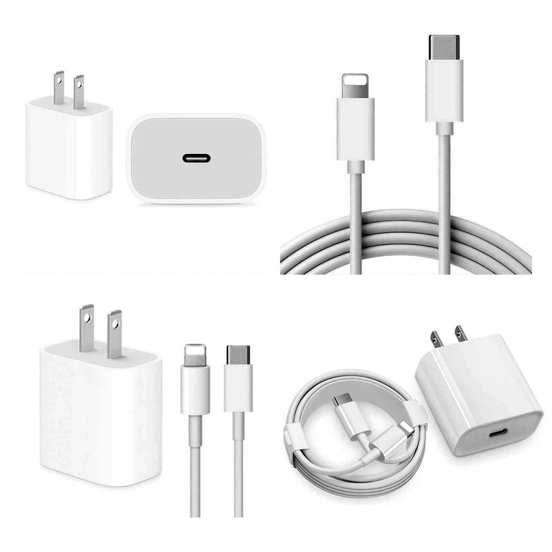 Cargador 25W + Cable Tipo C a Lightning